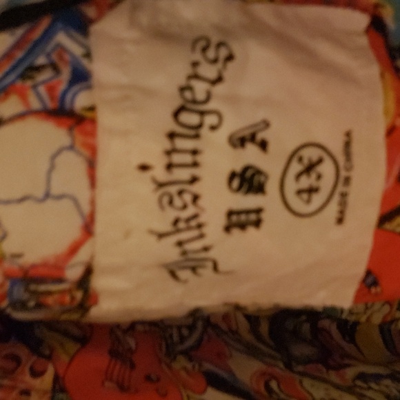 Inkslingers Blue Moe Goth Tattoo Blazer/Jacket With Tags sz 4xl - Picture 10 of 16